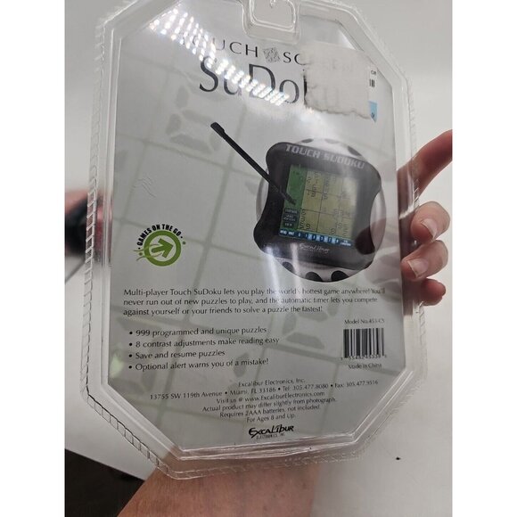 2006 Excalibur The New York Times Touch Screen Sudoku Electronic Hand Held Game - Picture 2 of 5